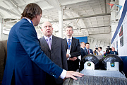 Открытие первого в России завода по выпуску полимерно-композитных газовых баллонов (Нижний Новгород)